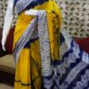 Women's Pure Soft Cotton Hand Work Sarees